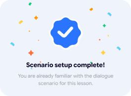 Tiny Lesson practice results with feedback and mastery progress
