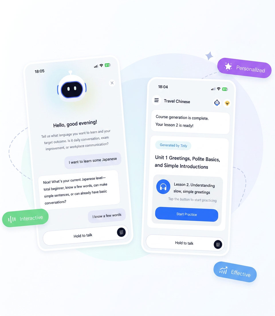 Tiny Lesson app preview